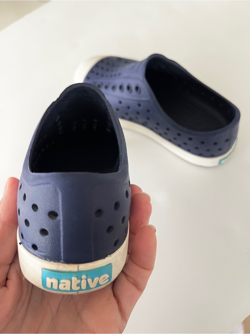 Native Jefferson Slip-On Kids sandals Summer water Shoes Navy boys toddler 12